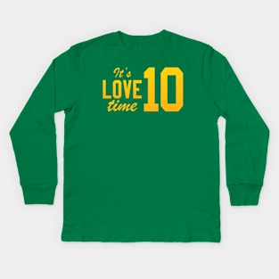 It's Love time Kids Long Sleeve T-Shirt